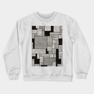 Random Concrete Pattern Crewneck Sweatshirt